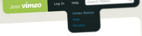 Vimeo Menu