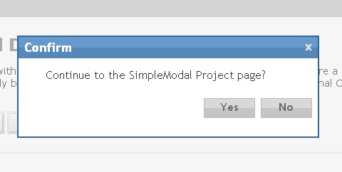 jQuery SimpleModal